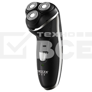 Бритва электрическая Delta LUX DL-0725 черный: 3 Вт, аккум. 2,4 В
