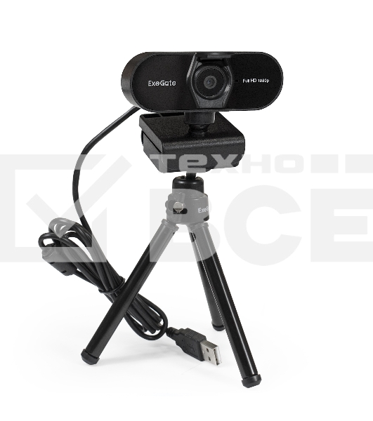 Веб-камера ExeGate EX287379RUS Stream C925 FullHD T-Tripod (матрица 1/3