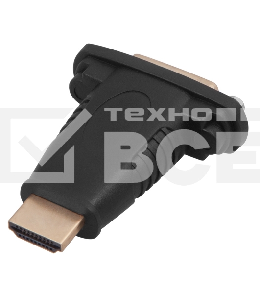 Переходник штекер HDMI - гнездо DVI-I Rexant