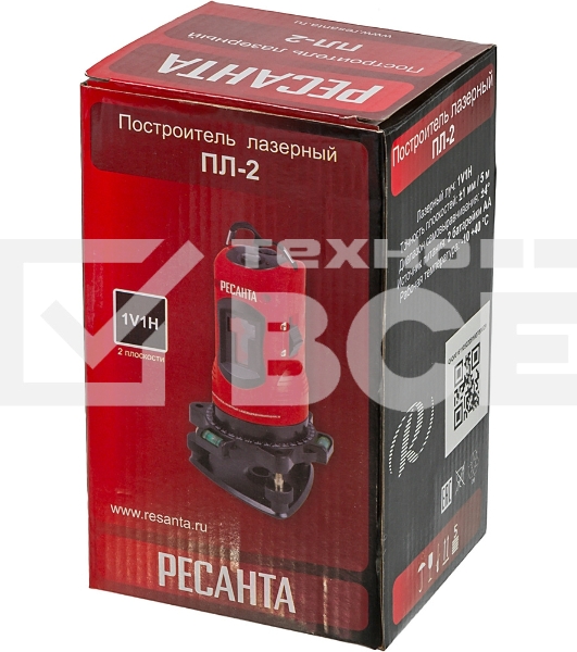 Лазерный нивелир Ресанта ПЛ-2