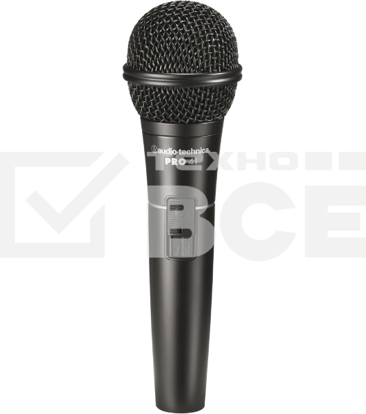 Микрофон проводной Audio-Technica PRO41 4.5м черный