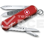 Нож перочинный Victorinox Wenger (0.6423.91) 65мм 7 функций красный карт.коробка, фото 1