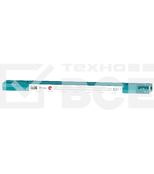 Лампа светодиодная ECO T8 10Вт линейная 230В 4000К G13 ИЭК LLE-T8-10-230-40-G13
