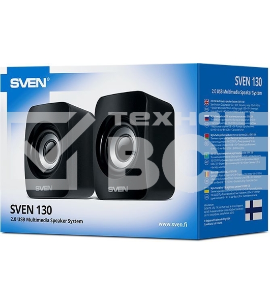Акустическая система SVEN 130, черный (6 Вт, питание USB)