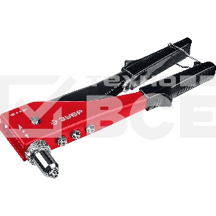 Заклепочник Зубр М-180 для заклепок 2.4-4.8 мм из алюминия и стали, стальной корпус 31199_z01