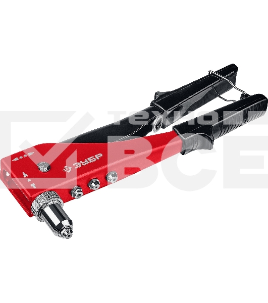 Заклепочник Зубр М-180 для заклепок 2.4-4.8 мм из алюминия и стали, стальной корпус 31199_z01