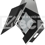 Вытяжка наклонная Gorenje WHI649X21P, 740 м2/ч, 250 Вт, режимы - отвод, циркуляция, ширина 60 см, нержавеющая сталь, черное стекло, фото 1