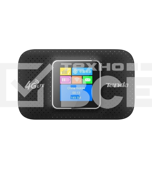 Мобильный роутер Tenda 4G185 4G LTE, встроенная батарея 2100 мАч; поддержка карт памяти до 32Гб