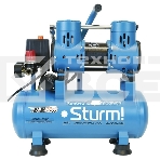 Компрессор воздуш Sturm! AC93210OL.безмасл.бесшумн. 900Вт,10л,2750об/мин,180л/мин,8бар, фото10