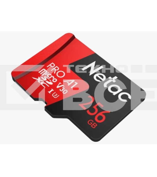 Флеш карта NeTac Карта памяти Netac MicroSD P500 Extreme Pro 256GB, Retail version card only
