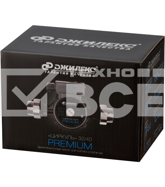 Насос циркуляционный Джилекс Циркуль 32/40 PREMIUM 65Вт 3300л/час (3241)