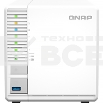Сетевое хранилище SMB QNAP TS-364-4G NAS 3 HDD, 4-core Intel Celeron N5105/N5095 2.0 up to 2.9 GHz, 4 GB RAM (1x4 GB) up to 16 GB (2x8GB), 2.5 Gigabit Ethernet, 2xUSB 3.2 Gen 2 (10Gbps), 1xUSB 3.2 Gen 1, 2xM.2 PCIe Gen 3 x2 slots, фото6