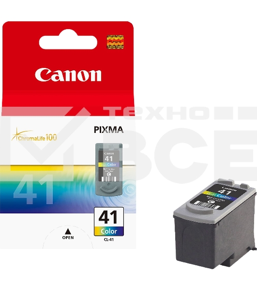 Картридж струйный CL-41 0617B025 (0617B025) для Canon Pixma MP150/170/450/iP1600/iP2200/iP6210/iP6220 IJ EMB Цветной, 315стр.