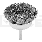 Щетка для дрели Сибртех 65 мм, 'чашка' со шпилькой, витая проволока 0,3 мм, фото8