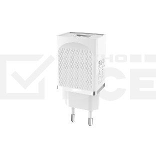 Блок питания (сетевой адаптер) HOCO С42A Vast power QC3.0, 18W, один порт USB, 5V, 3.0A, белый