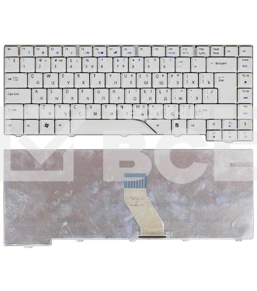 Клавиатура для ноутбука Acer Aspire 4520 4720 5520 5720 белая
