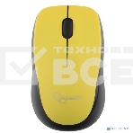 Мышь беспроводная Gembird MUSW-360-LM желтый, 1000 dpi, радиоканал, USB, кнопки - 3, фото2