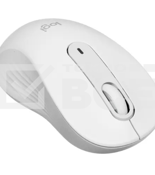 Мышь беспроводная Logitech Signature M650 белый, 4000 dpi, радиоканал, Bluetooth, USB, кнопки - 5