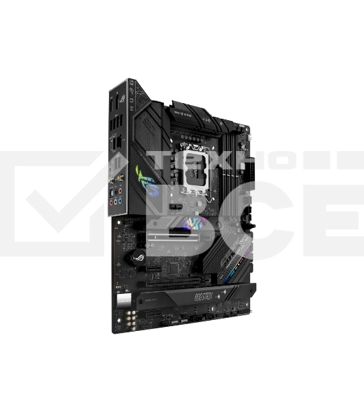 Материнская плата ASUS ROG STRIX B760-F GAMING WIFI, LGA 1700, Intel B760, 4xDDR5, 4xSATA, 3xM.2, 1xPCI-E 5.0 x16, 1xPCI-E 3.0 x4, 1xHDMI, 1xDP, 1x 2.5Gb LAN, 1xUSB-A 3.2 Gen 2, 6xUSB-A 3.2 Gen 1, 1xUSB-C 3.2 Gen 2x2, 5x3.5 мм, 7.1, Standard-ATX