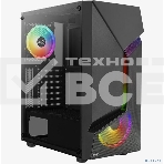 Компьютерный корпус MidiTower Aerocool / Formula SCAPE-G-BK-v2 ATX Black 2x140mm FRGB fan + 1*120mm FRGB fan (4711099471546), фото7