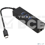 Cетевой адаптер Greenconnect USB 3.1 Тип C M -> Ethernet RJ-45 F Lan Card + USB 2.0-хаб на 3 порта (GCR-UC2CL01), фото4