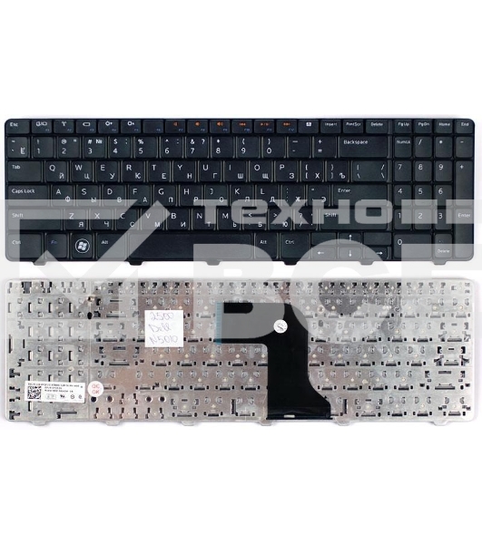 Клавиатура для ноутбука Dell Inspiron 15R N5010 M5010 черная