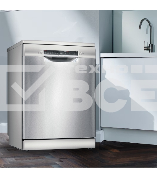 Посудомоечная машина Bosch SMS4IMI62Q, нержавеющая сталь, 60 см, 13 компл., 50 дБ, класс A++