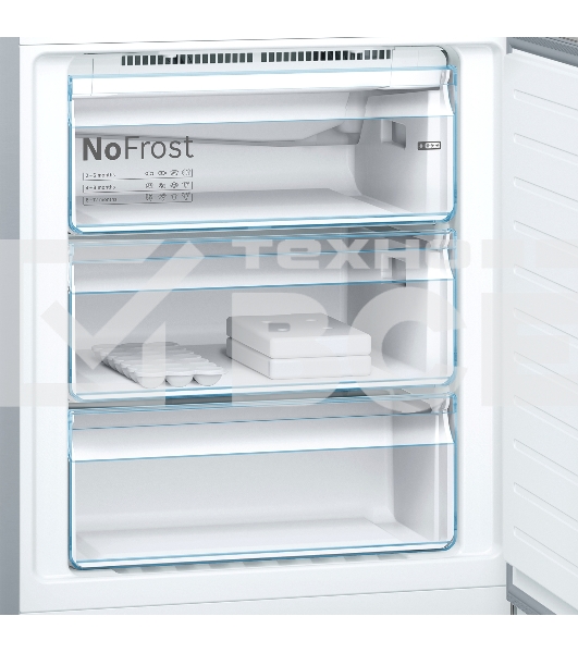 Холодильник Bosch KGN49LB30U черный двухкамерный 330/105л морозилка снизу, No Frost