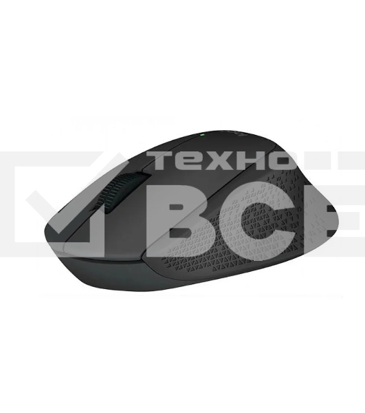 Мышь беспроводная Logitech M280 серый, 1000 dpi, радиоканал, USB, кнопки - 3