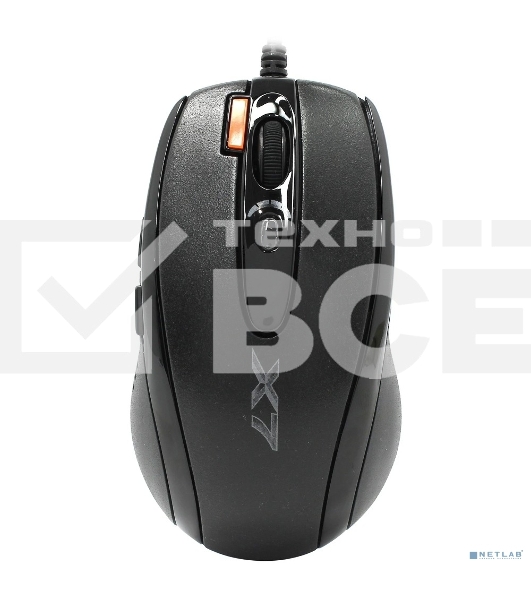 Мышь проводная A4Tech XL-750BK черный/красный, 3600 dpi, USB, кнопки - 7