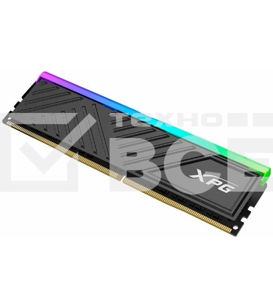 Оперативная память XPG Gammix D35, DDR4, 8GB (1x8GB), 3600MHz, CL18, DIMM, с радиатором, черный