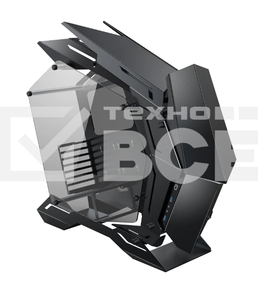 Корпус без блока питания JONSBO MOD-3, Full-Tower, TG, no fans, 2xUSB-A 3.0, EATX, ATX, mATX, mITX Black
