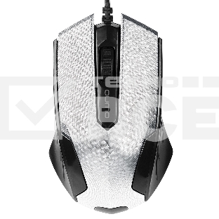 Мышь проводная Qumo Office M14 белый, 1000 dpi, USB, кнопки - 3