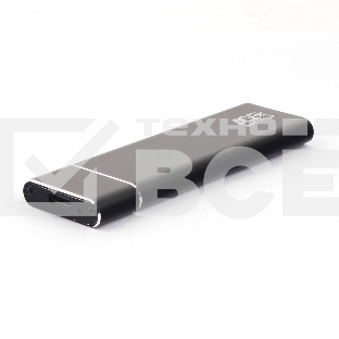 Внешний корпус AgeStar M.2 USB 3.0  NGFF (B-key) AgeStar 3UBNF5C (BLACK) , алюминий, серебристый