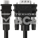 Кабель Greenconnect SVGA 1.8м чёрный, OD6.0mm. 15M / 15M GCR-VM2VM1-1.8m, 28/28 AWG, двойной экран, фото4