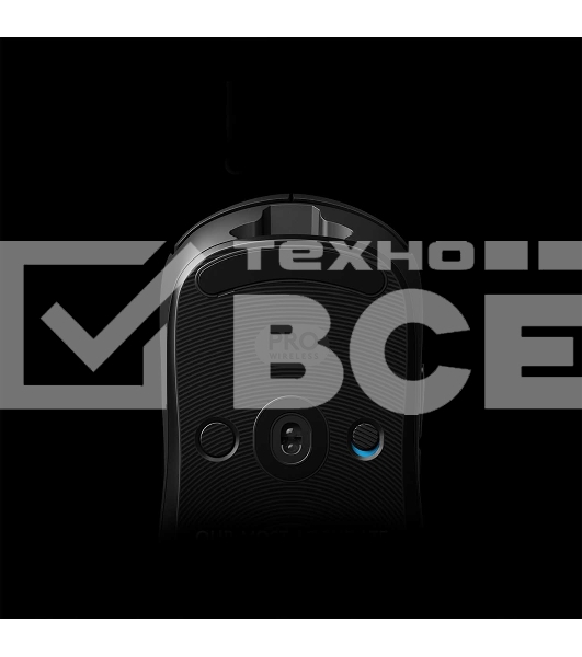Мышь беспроводная/проводная Logitech G PRO черный, 25600 dpi, радиоканал, USB, кнопки - 7