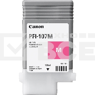 Картридж струйный Canon PFI-107M (6707B001) пурпурный (130 мл) для Canon iP F680/685/780/785