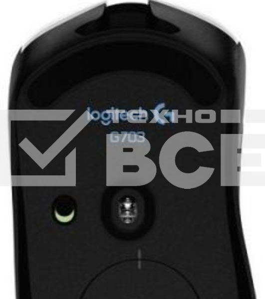 Мышь беспроводная Logitech Gaming Mouse G703 черный, 25600 dpi, радиоканал, USB, кнопки - 6