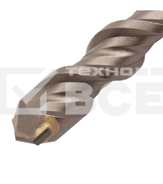 Бур по бетону, двойная спираль, Cobalt W-tip, 18x260 мм, SDS PLUS Denzel