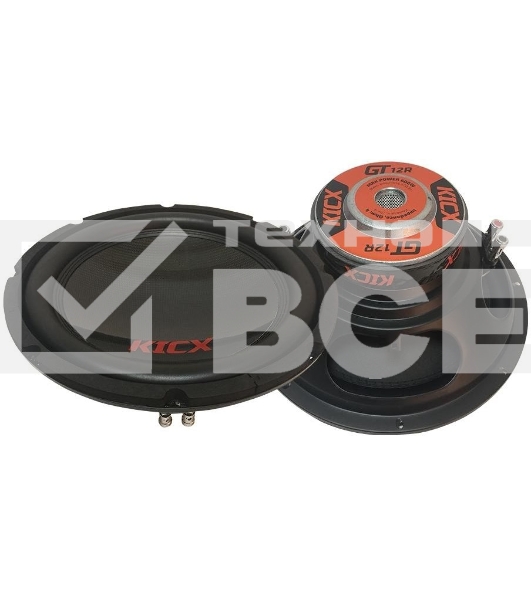 Сабвуфер автомобильный Kicx GT-12R 300Вт пассивный (30см/12