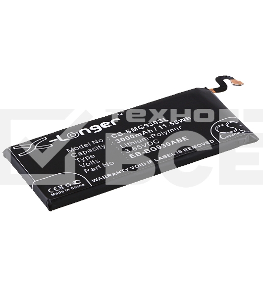 Аккумулятор CS-SMG930SL EB-BG930ABE для Samsung Galaxy S7 SM-G930F 3.85V, 3000mAh, 11.55Wh