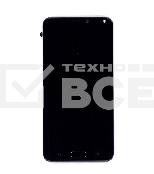 Дисплей для Asus ZenFone 4 Max ZC554KL черный с рамкой