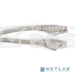 Патч-корд Hyperline PC-LPM-UTP-RJ45-RJ45-C6a-10M-LSZH-GY U/UTP, Cat.6a 10G, LSZH, 10 м, серый, фото 1