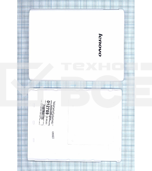 Задняя крышка аккумулятора для Lenovo A3000, белый