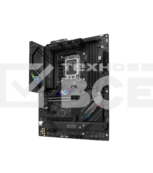 Материнская плата ASUS ROG STRIX B760-F GAMING WIFI, LGA 1700, Intel B760, 4xDDR5, 4xSATA, 3xM.2, 1xPCI-E 5.0 x16, 1xPCI-E 3.0 x4, 1xHDMI, 1xDP, 1x 2.5Gb LAN, 1xUSB-A 3.2 Gen 2, 6xUSB-A 3.2 Gen 1, 1xUSB-C 3.2 Gen 2x2, 5x3.5 мм, 7.1, Standard-ATX