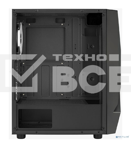 Компьютерный корпус MidiTower Aerocool / Formula SCAPE-G-BK-v2 ATX Black 2x140mm FRGB fan + 1*120mm FRGB fan (4711099471546)