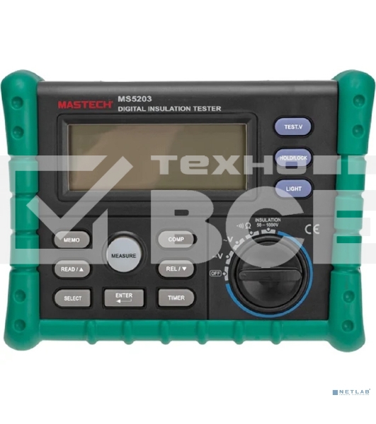 Измеритель сопротивления изоляции MS5203 MASTECH