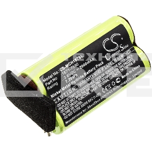 Аккумулятор CS-MCH187SL для Moser ChromStyle 1871 2000mAh, 3.6V, Ni-MH