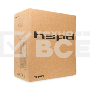 Компьютерный корпус  HSPD M740, Mesh Mid Tower, белый, TG, 0.6 SPCC, 4x120mm ARGB E-ATX, ATX, mATX, mITX 170/400/200mm 4x2.5