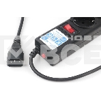 Сетевой фильтр Surge protector Power Cube 1.9m for conn. to UPS(C14) 5 outlets, 10A black/graffite, фото3
